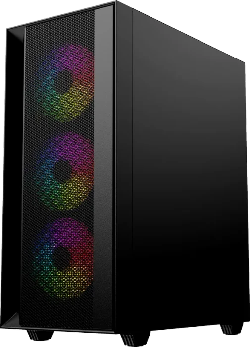 Gembird Fornax 4000W Black, Glasfenster