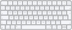 Apple Magic Keyboard mit Touch ID für Mac mit Apple Chip (USB-C), weiß/silber, USB/Bluetooth, UK