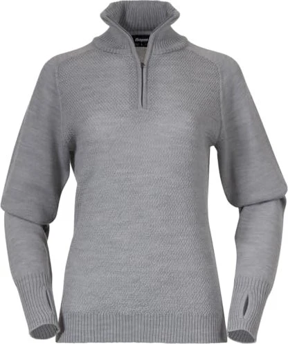 Bergans Ulriken Light Merino Pullover magnesium grey (Damen)