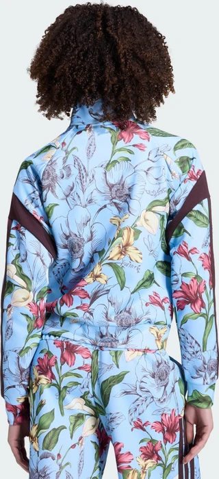 adidas x FARM Rio Tiro Trainingsjacke clear sky/shadow brown/multicolor (Damen)