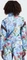 adidas x FARM Rio Tiro Trainingsjacke clear sky/shadow brown/multicolor (Damen) Vorschaubild