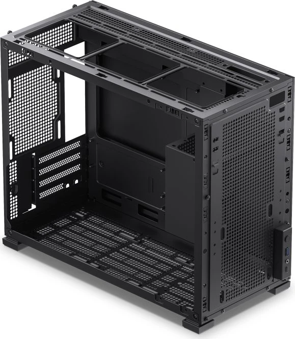Jonsbo D31 Black, schwarz, Glasfenster