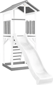 Axi Spielturm Beach Tower mit Rutsche weiß/grau