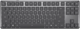 Lenovo Wireless Multi-Mode Mechanical Keyboard 8000, TKL, grau, LEDs weiß, Low Profile Optical RED, USB/Bluetooth, DE (4Y41V37355)