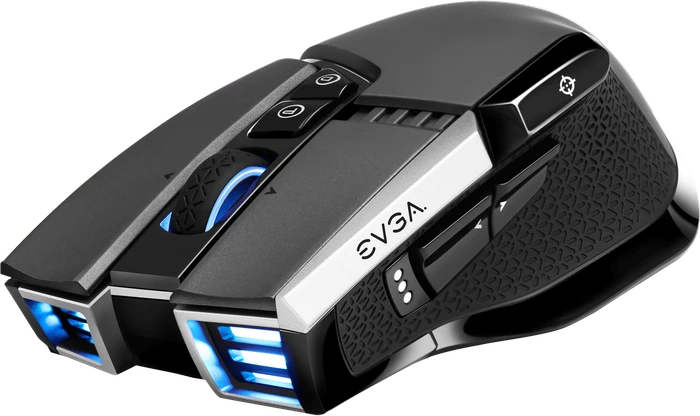 EVGA X20 Wireless Gaming Maus grau, USB/Bluetooth