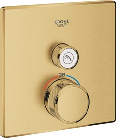 Grohe Grohtherm SmartControl Thermostat mit 1 Ventil cool sunrise gebürstet