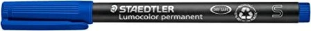 Staedtler Lumocolor 313 permanent blau, 10er-Pack