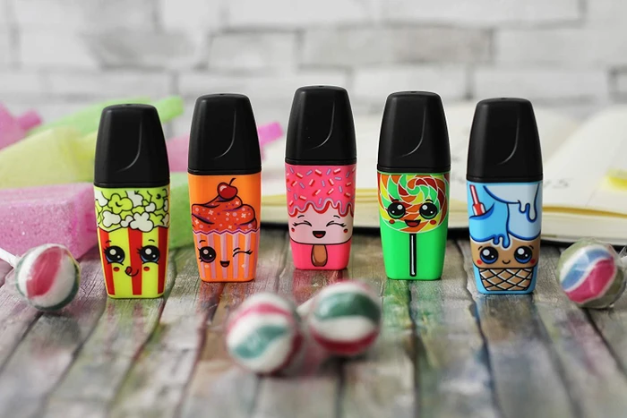 STABILO Boss Mini Sweet Friends gelb/grün/blau, 3er-Set