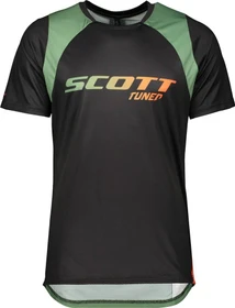 Scott Trail Vertic Trikot kurzarm black/dark ivy green (Herren)