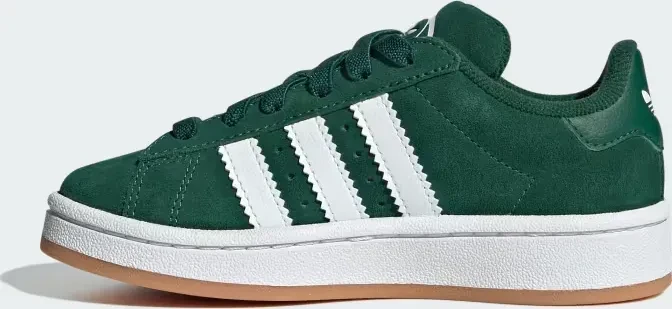 adidas Campus 00s Elastic Lace dark green/cloud white/gum (Junior)