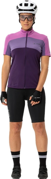 Vaude Matera FZ Trikot kurzarm eggplant (Damen)