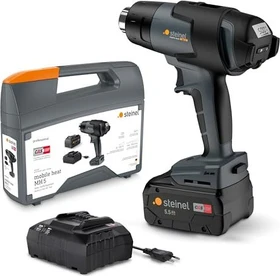 Steinel Mobile Heat MH5 Akku-Heißluftgebläse inkl. Koffer + Akku 5.5Ah