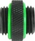 Nanoxia CF1 gerader Adapter G1/4", schwarz Vorschaubild