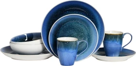 CreaTable Caldera Kombiservice blau, 8-tlg.