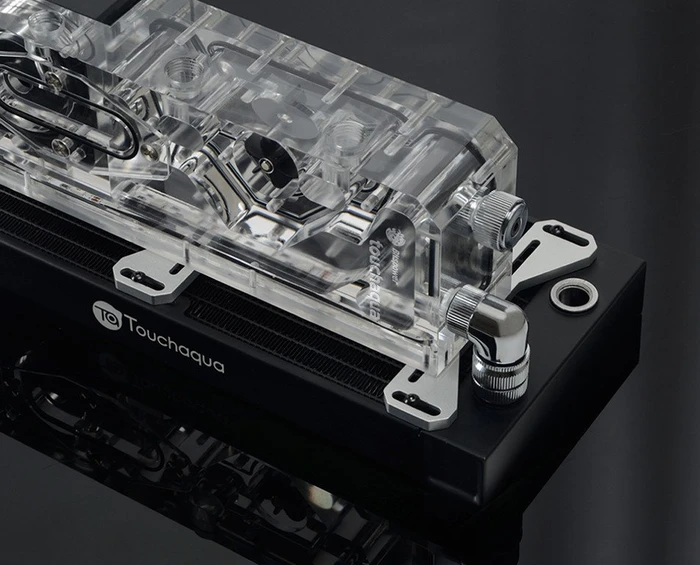 Bitspower Touchaqua XYZ Reservoir 100mm schwarz