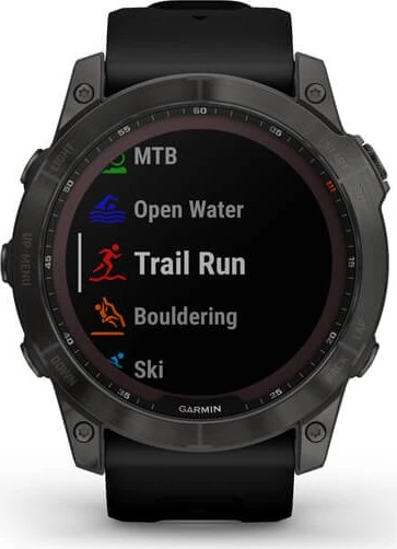 Garmin Fenix 7X Sapphire Solar slate grey titanium/black