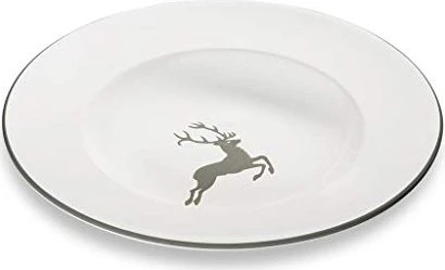 Gmundner Keramik Grauer Hirsch Pastateller Gourmet 29cm