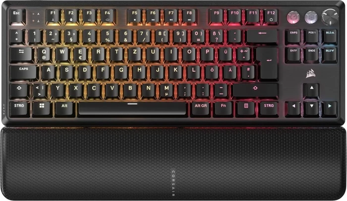 Corsair Gaming K70 PRO TKL Magnetic-Mechanical, schwarz, Corsair MGX Hyperdrive, USB, DE