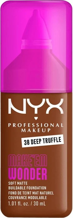 NYX Make 'EM Wonder Soft Matte Foundation 37 deep truffle, 30ml