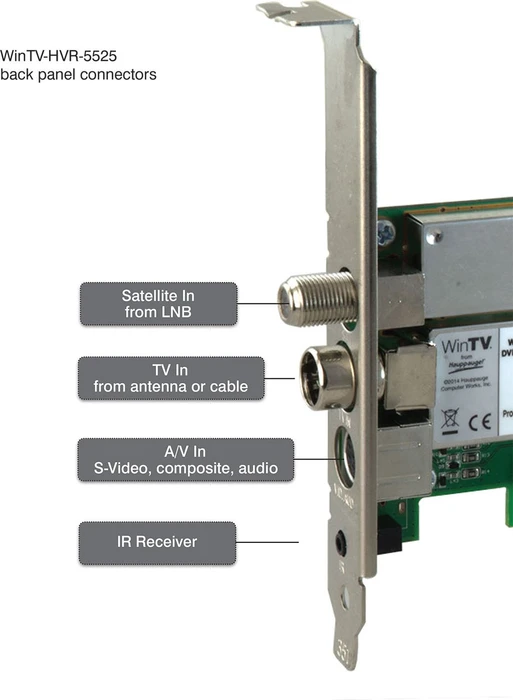 Hauppauge WinTV-HVR-935HD USB TV tuner funkce nahrávání, s DVB-T anténou, s dálkovým ovládáním
