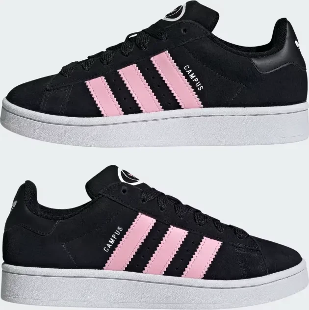 adidas Campus 00s core black/cloud white/true pink (Damen)