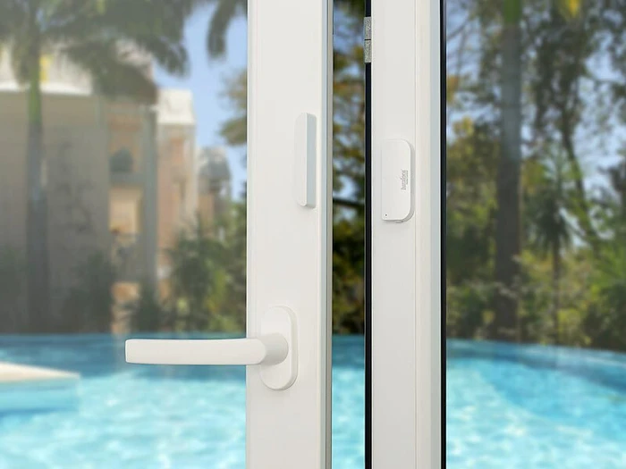 Luminea XMD-102.app Tür- und Fensteralarm, Schließ-/Öffnungssensor