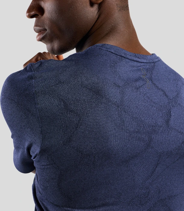 Odlo Zeroweight Engineered Chill-Tec Laufshirt kurzarm eclipse melange (Herren)