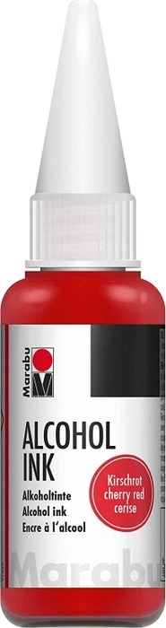 Marabu Alcohol Ink Malfarbe, kirschrot, 20ml