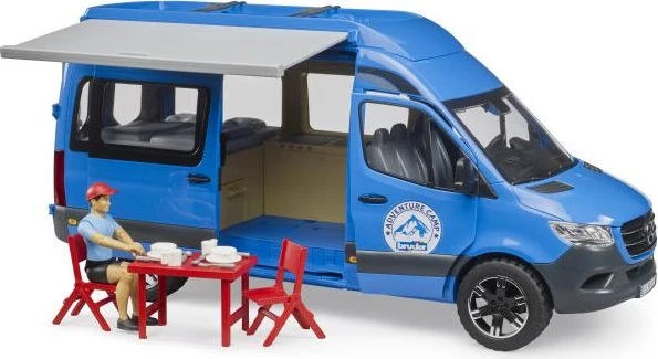 Bruder MB Sprinter Camper mit Fahrer