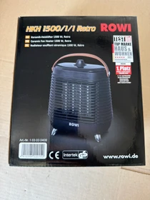 Rowi HKH 1500/1/1 Retro Keramik-Heizlüfter