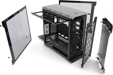 Phanteks Enthoo Evolv ATX Tempered Glass anthrazit, Glasfenster