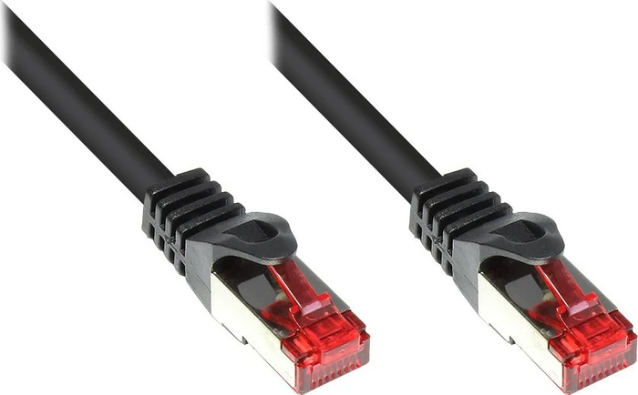 Good Connections RNS Patchkabel, Cat6, S/FTP, RJ-45/RJ-45, 5m, schwarz