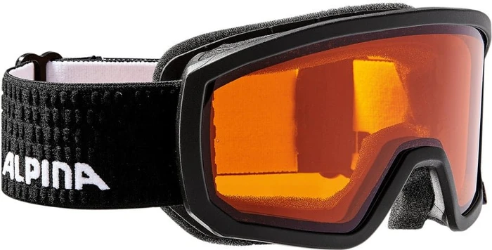 Alpina Scarabeo black matt/doubleflex hicon (Junior)