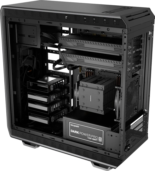 be quiet! Dark Base 900, silber, schallgedämmt