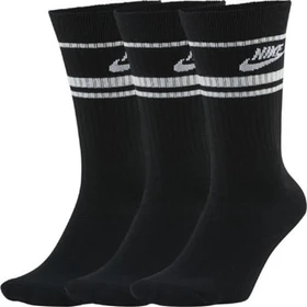 Nike Dri-FIT Everyday Essential Socken schwarz/weiß, 3 Paare