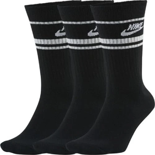 Nike Dri-FIT Everyday Essential Socken schwarz/weiß, 3 Paare