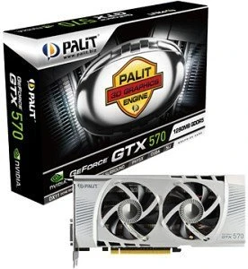 Palit GeForce GTX 570 Dual Fan, 1.25GB GDDR5, 2x DVI, HDMI, DP
