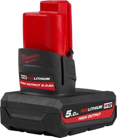 Milwaukee M12 High Output HB5 Werkzeug-Akku 12V, 5.0Ah, Li-Ionen [5.0Ah] [60Wh]