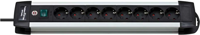 Brennenstuhl Premium-Alu-Line, 8-fach, 3m