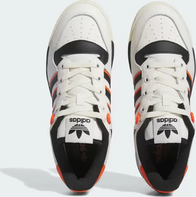 adidas Rivalry Low 86 cloud white/core black/semi/impact orange