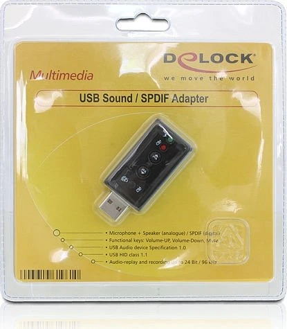 DeLOCK USB Sound / SPDIF Adapter