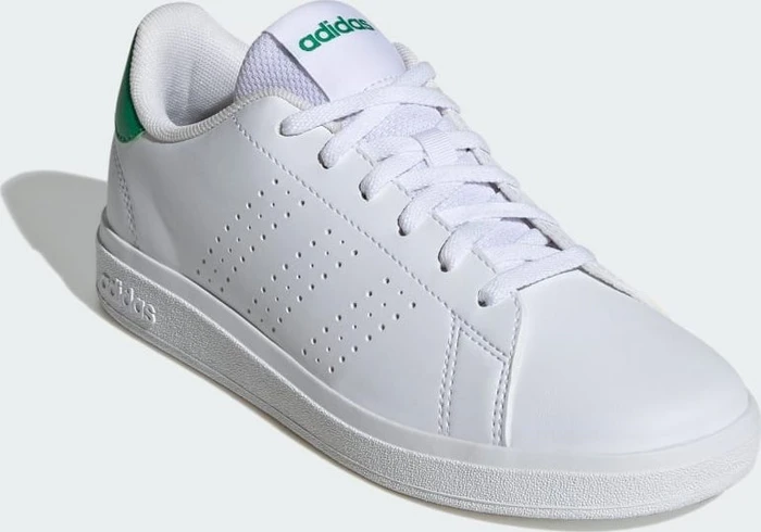 adidas Advantage Base 2.0 cloud white/green (Junior)