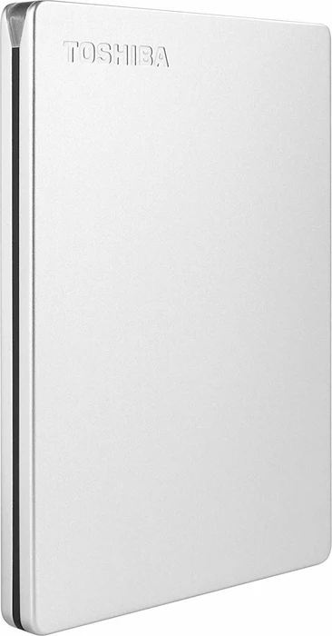 Toshiba Canvio Slim Silber, silber, 2TB, USB 3.0 Micro-B
