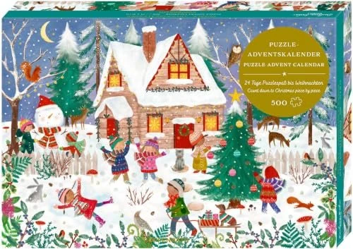 Coppenrath Puzzle-Adventskalender - Fröhliche Winterzeit 2025
