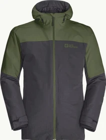 Jack Wolfskin Glaabach 3in1 Funktionsjacke greenwood (Herren)