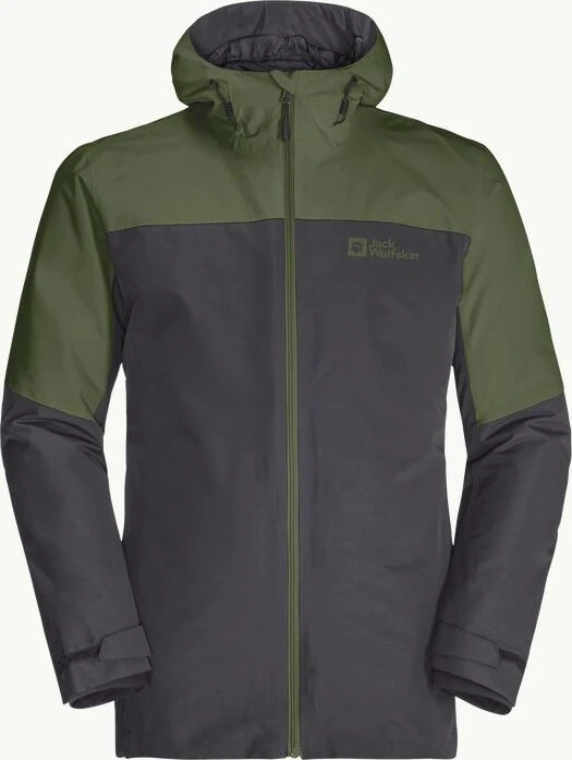 Jack Wolfskin Glaabach 3in1 Funktionsjacke greenwood (Herren)