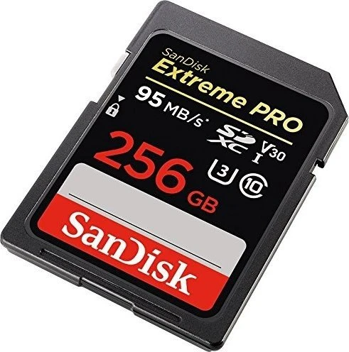 SanDisk Extreme PRO R95/W90 256GB, UHS-I U3, Class 10