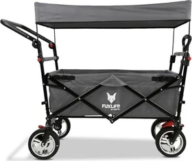 Fuxtec FX-CT700 mit Sonnendach Bollerwagen grau