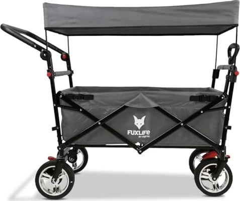 Fuxtec FX-CT700 mit Sonnendach Bollerwagen grau