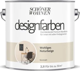 Schöner Wohnen Designfarben innen wohliges naturbeige matt, 2.5l